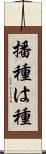 播種 Scroll