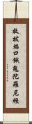 救拔焰口餓鬼陀羅尼經 Scroll