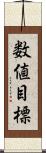 数値目標 Scroll