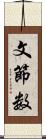 文節数 Scroll