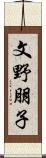 文野朋子 Scroll