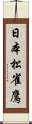 日本松雀鷹 Scroll