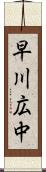 早川広中 Scroll