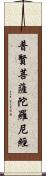 普賢菩薩陀羅尼經 Scroll