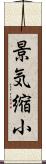 景気縮小 Scroll