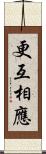 更互相應 Scroll