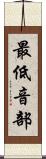 最低音部 Scroll