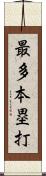 最多本塁打 Scroll