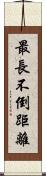 最長不倒距離 Scroll