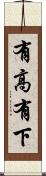 有高有下 Scroll
