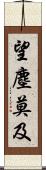 望塵莫及 Scroll