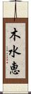 木水恵 Scroll
