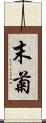 末菊 Scroll