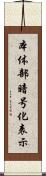 本体部暗号化表示 Scroll