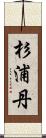 杉浦丹 Scroll