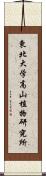 東北大学高山植物研究所 Scroll