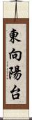 東向陽台 Scroll