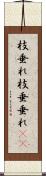 枝垂れ Scroll