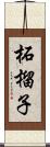 柘榴子 Scroll