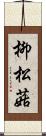 柳松菇 Scroll