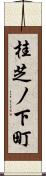 桂芝ノ下町 Scroll