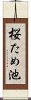 桜ため池 Scroll