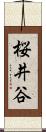 桜井谷 Scroll