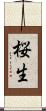 桜生 Scroll