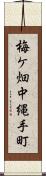 梅ケ畑中縄手町 Scroll