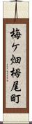 梅ケ畑栂尾町 Scroll