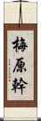 梅原幹 Scroll