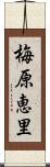 梅原恵里 Scroll