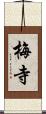 梅寺 Scroll