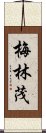 梅林茂 Scroll