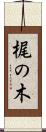 梶の木 Scroll