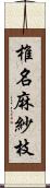 椎名麻紗枝 Scroll