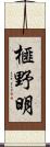 榧野明 Scroll