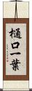 樋口一葉 Scroll
