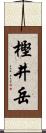 樫井岳 Scroll