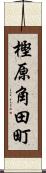 樫原角田町 Scroll