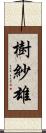 樹紗雄 Scroll