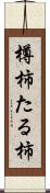 樽柿 Scroll