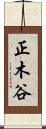 正木谷 Scroll