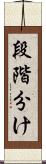 段階分け Scroll