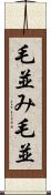 毛並み;毛並 Scroll