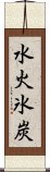 水火氷炭 Scroll