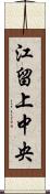 江留上中央 Scroll