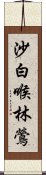 沙白喉林鶯 Scroll