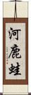 河鹿蛙 Scroll