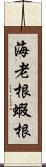 海老根 Scroll